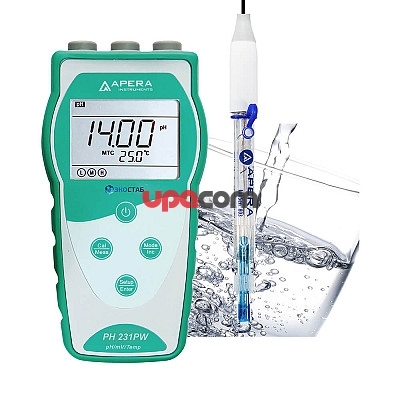 Портативный рН-метр ЭКОСТАБ PH231PW для чистой воды